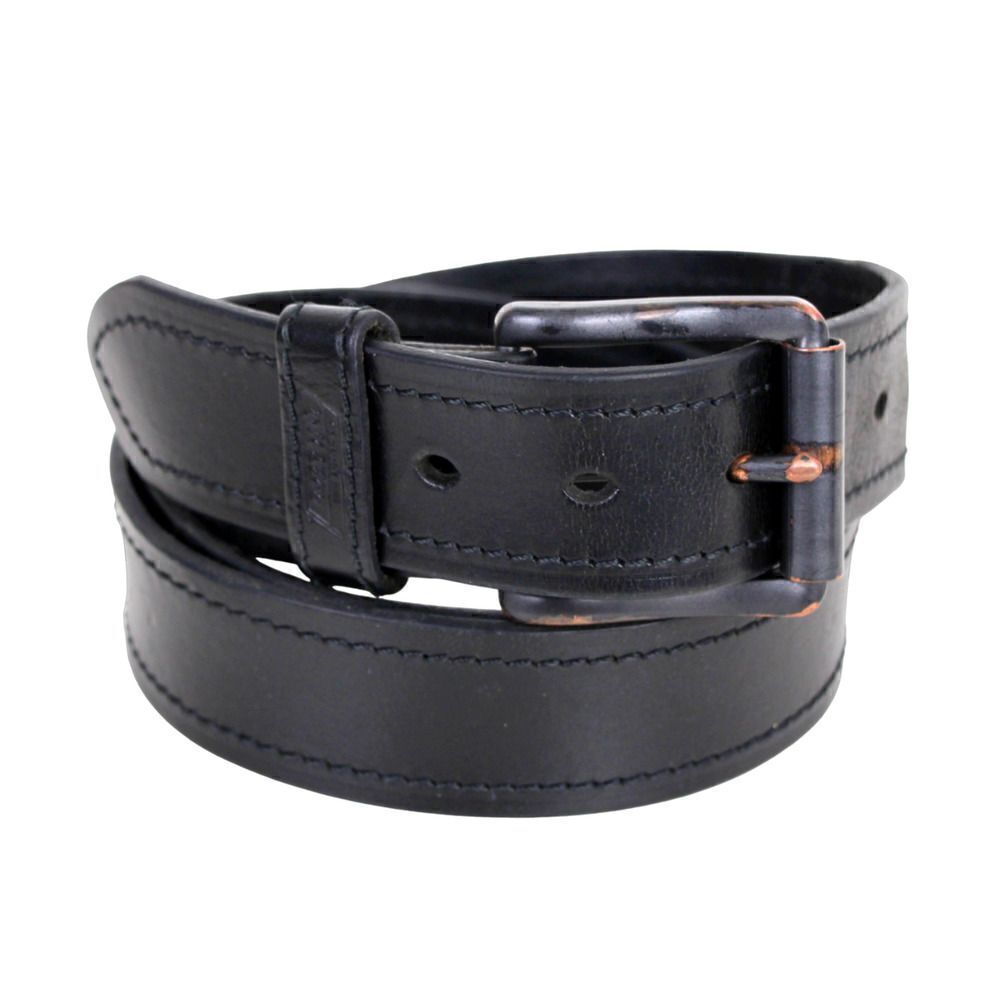 Dickies SADDLE BLACK GENUINE LEATHER 1.5"Wd CASUAL DRESS MEN'S BELT Sz 42 (P16